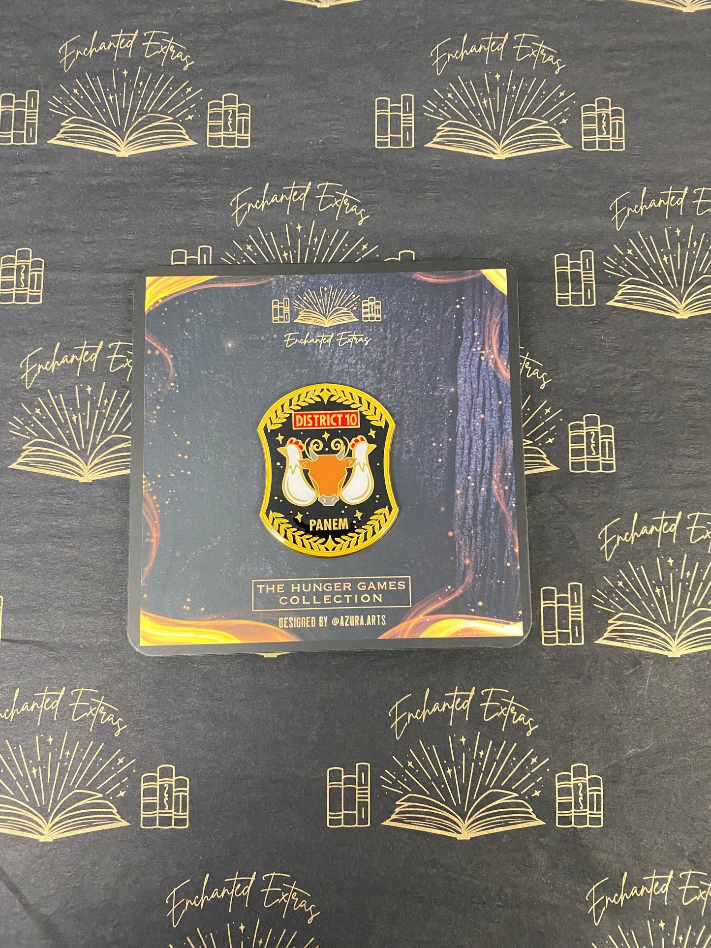 Dist. 10 Dystopian Enamel Pin District 10