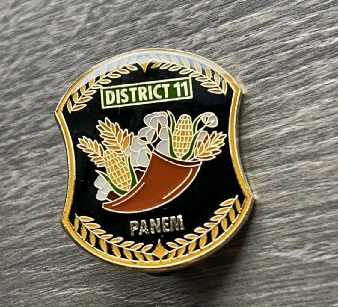 District 11 Dystopian Enamel Pin