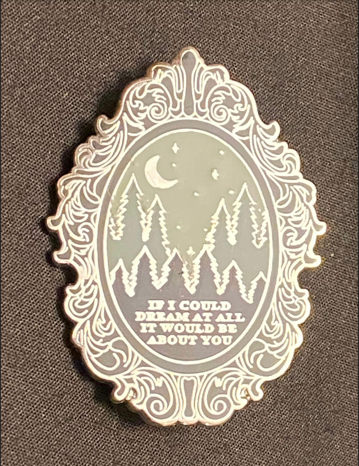 Vampire Love Enamel Pin Forks Washington Bookish Pin Book Lover Gift