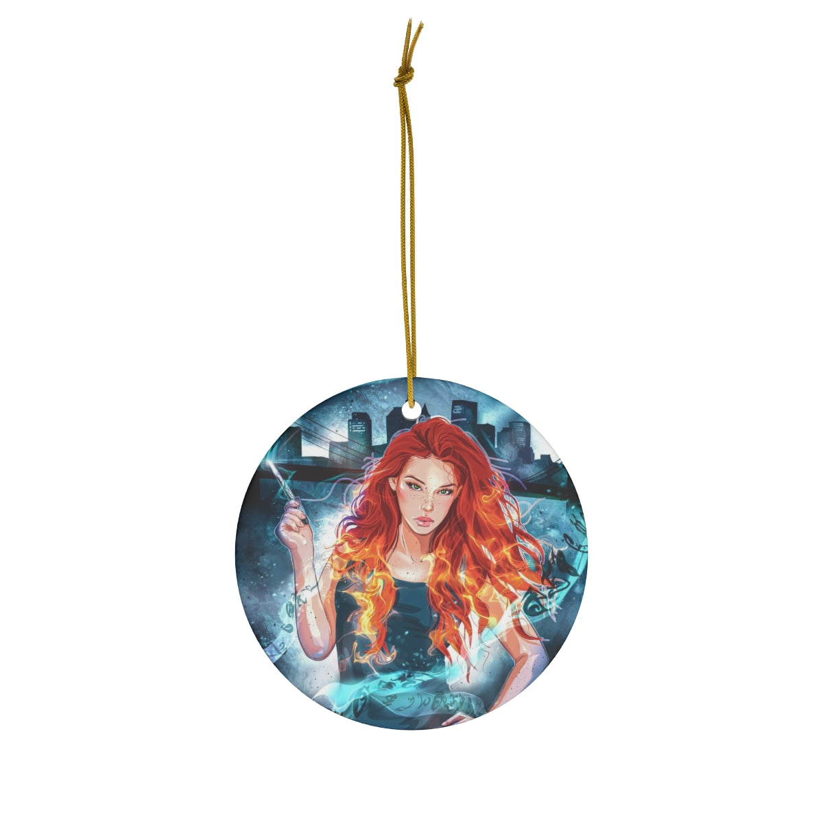 Clary Fray Ceramic Ornament Shadowhunters Bookish Keepsake Reader Gift Topper Gift Tag Reader Gift For Best Friend Christmas