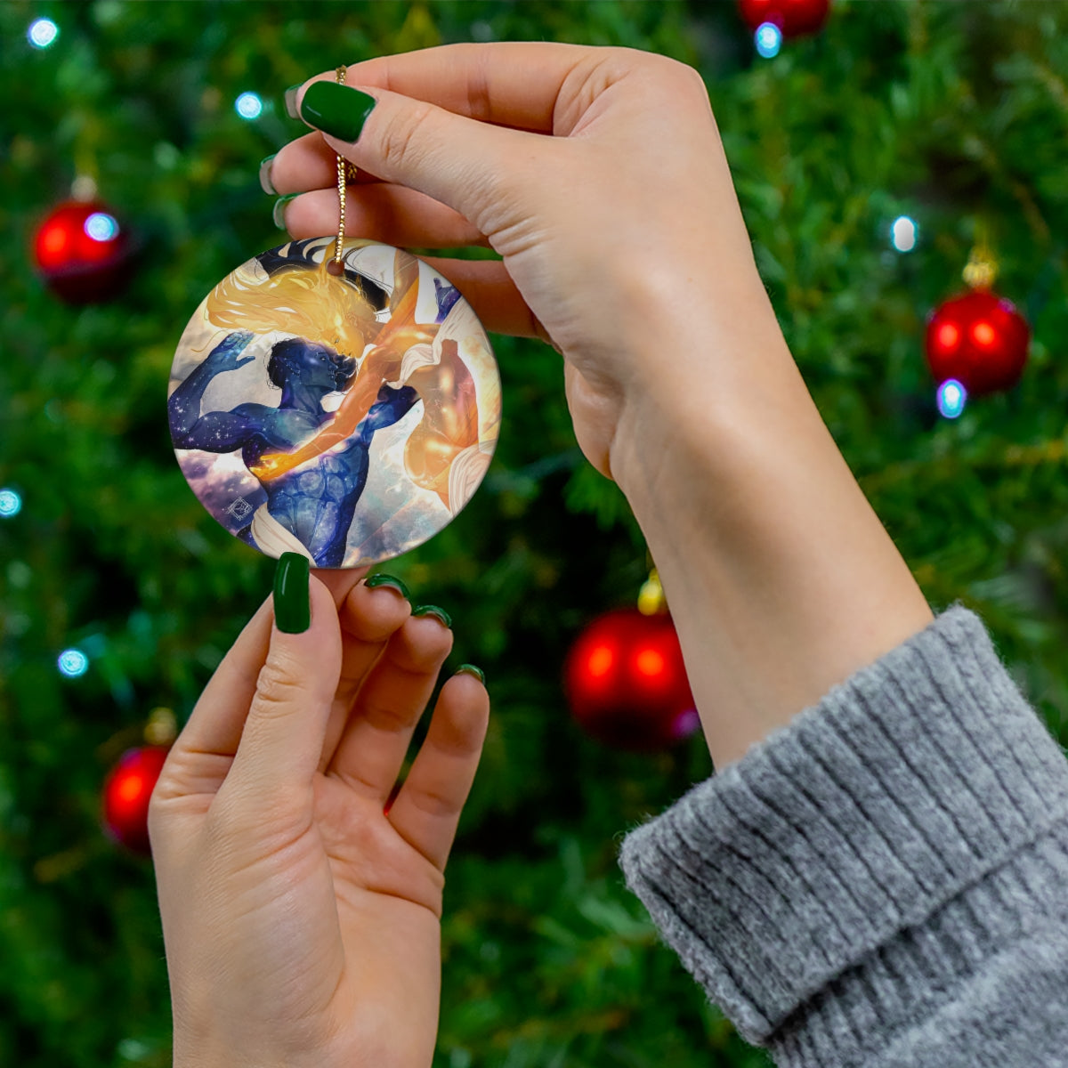 Night and Day Tree Ornament Sarah J Maas House of Sky and Breath Reader Gift Bookish Merch Gift For Her Best Friend Gift Topper