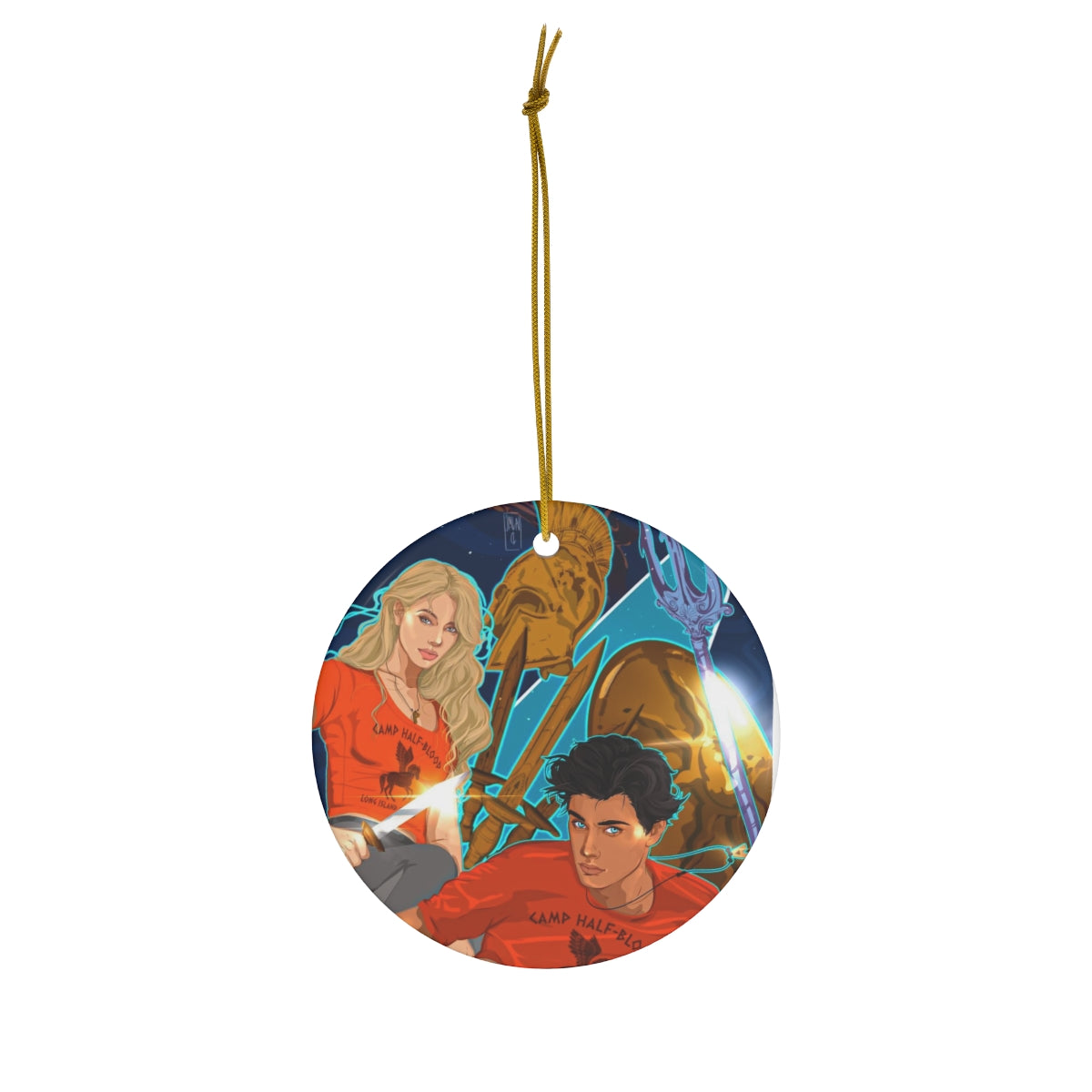 PJO Ceramic Ornament Gift for Book Lovers Gift For Her Reader Bookish Merch Bookish Characters Book Couples Tree Keepsake