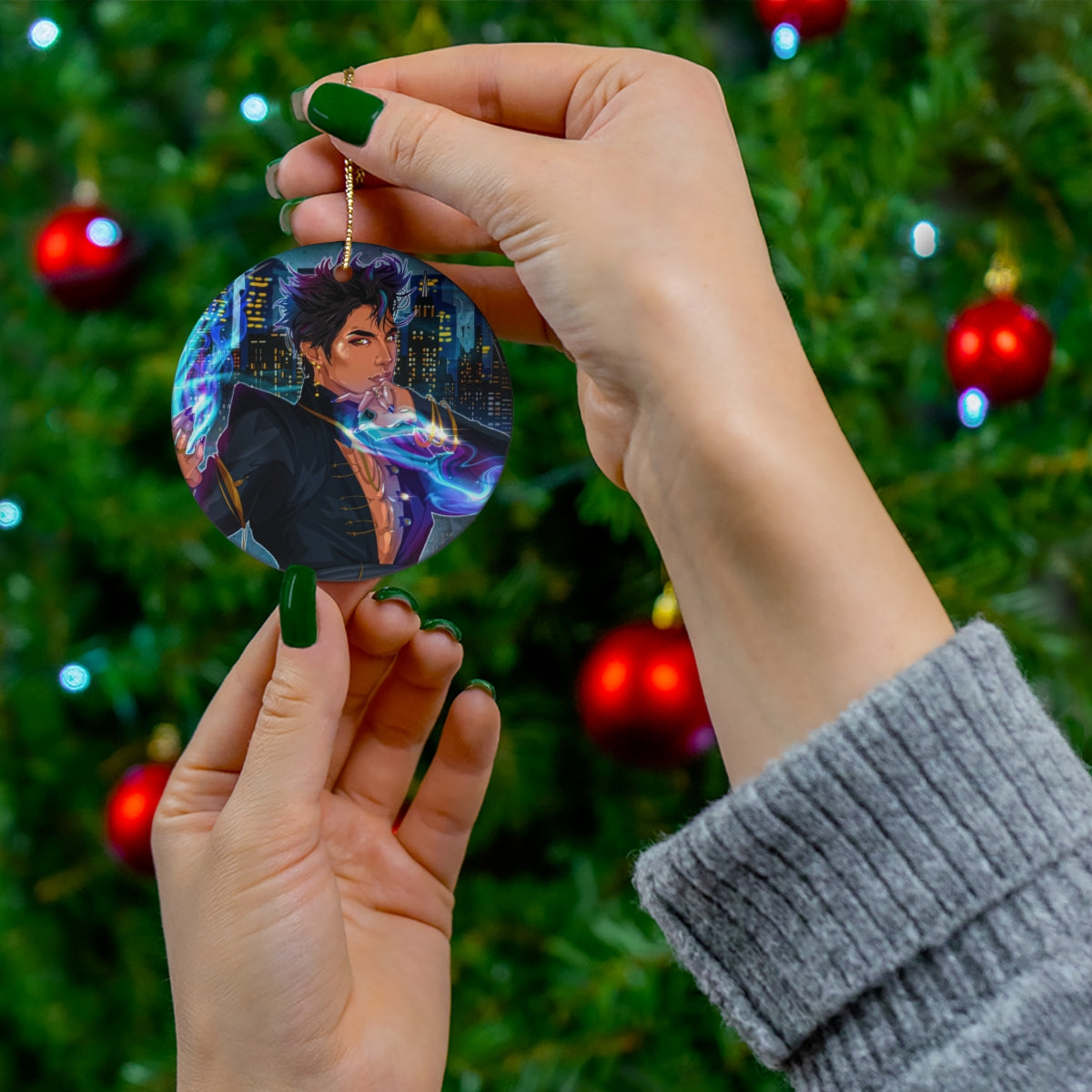 Magnus Bane Ceramic Ornament Shadowhunters Bookish Keepsake Reader Gift Topper Gift Tag Reader Gift For Best Friend Christmas