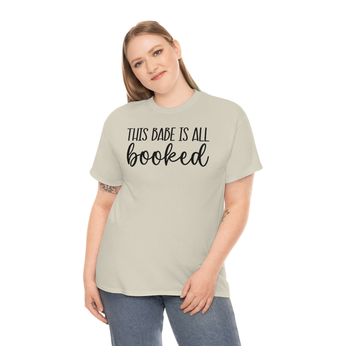 This Babe is all Booked Unisex Heavy Cotton Tee Bookish T Shirt Reader T Shirt Bookish Clothing Trendy T Shirt Readers Apparel