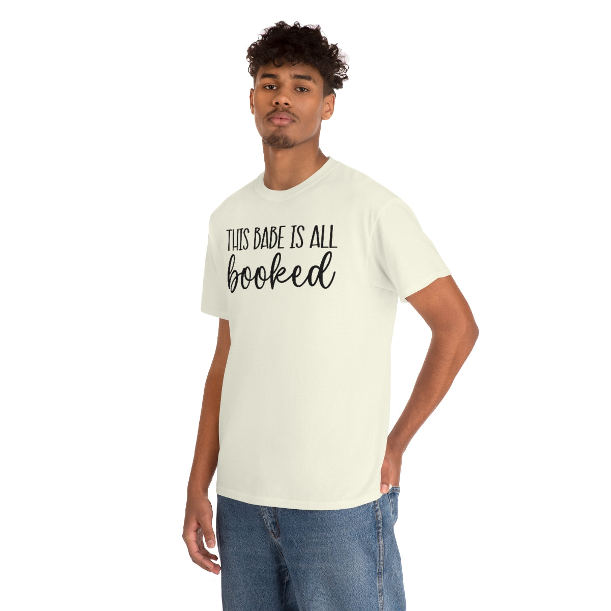 This Babe is all Booked Unisex Heavy Cotton Tee Bookish T Shirt Reader T Shirt Bookish Clothing Trendy T Shirt Readers Apparel