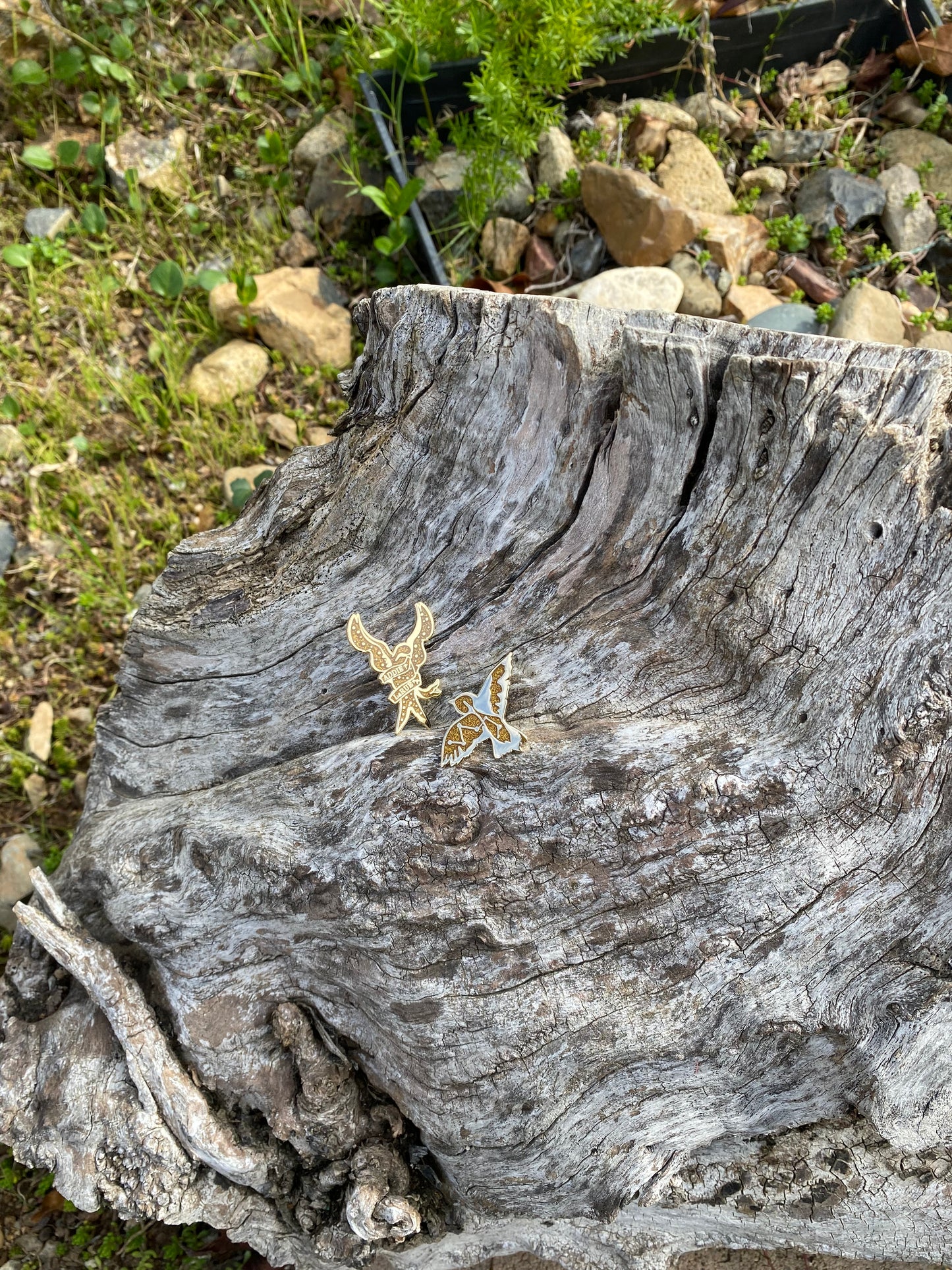 Addie LaRue Bird Enamel Pin Set