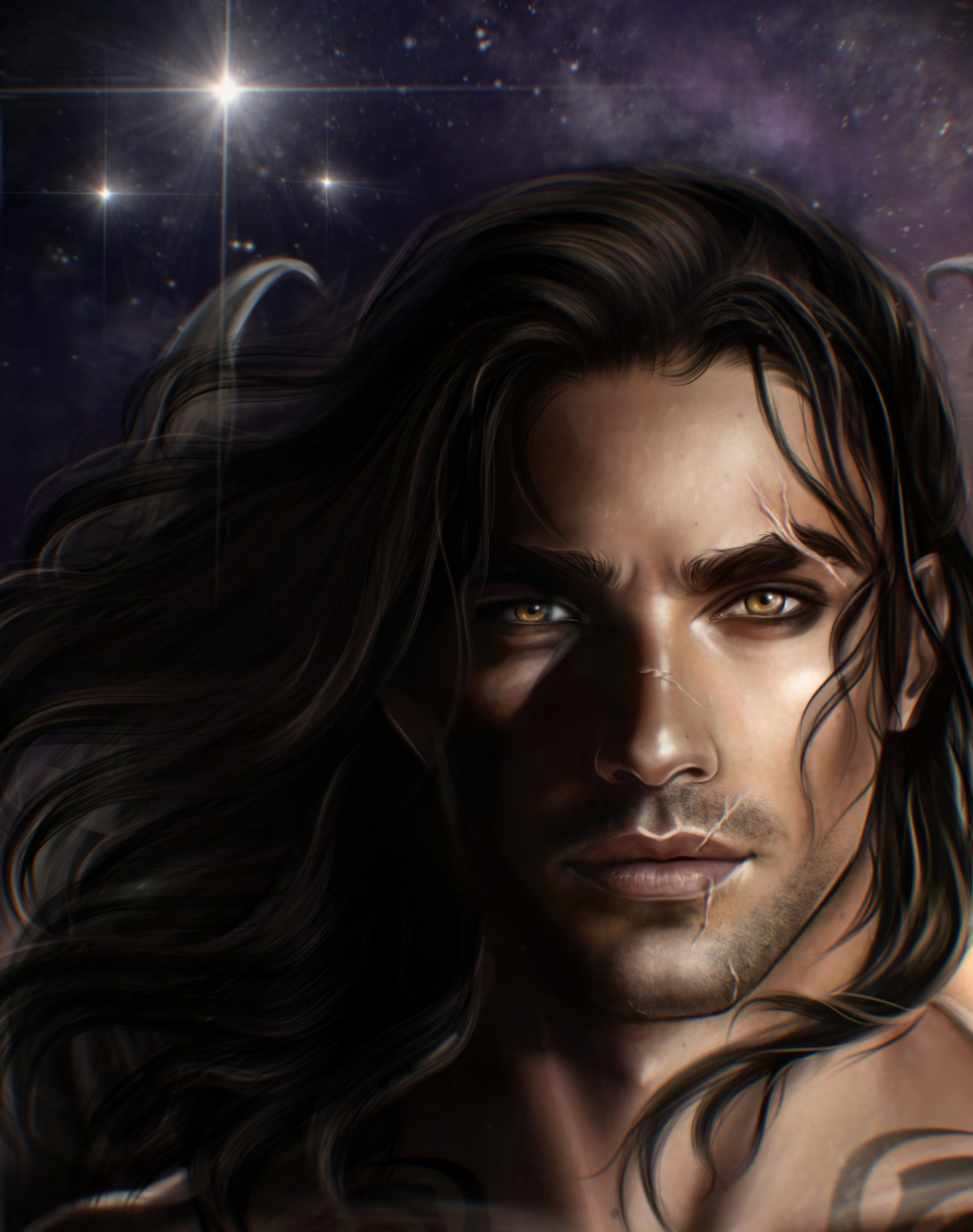 Cassian 5x7 Inch Art Print Book Boyfriend Reader Gifts for Her Gift for Them Bookish Merch Gift for Book Lover Sarah J Maas Book Characters