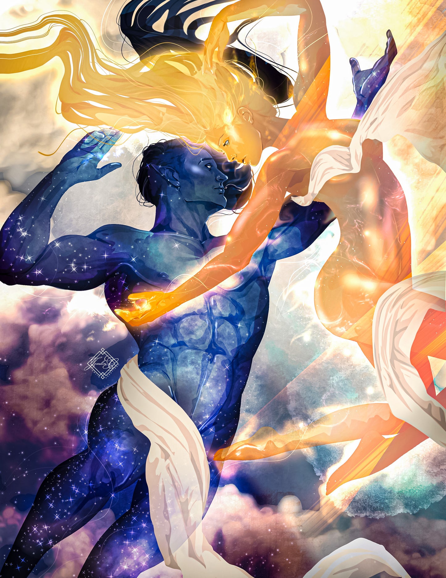 Day and Night Crescent City House of Sky and Breath Booksleeve Sarah J Maas SJM Merch