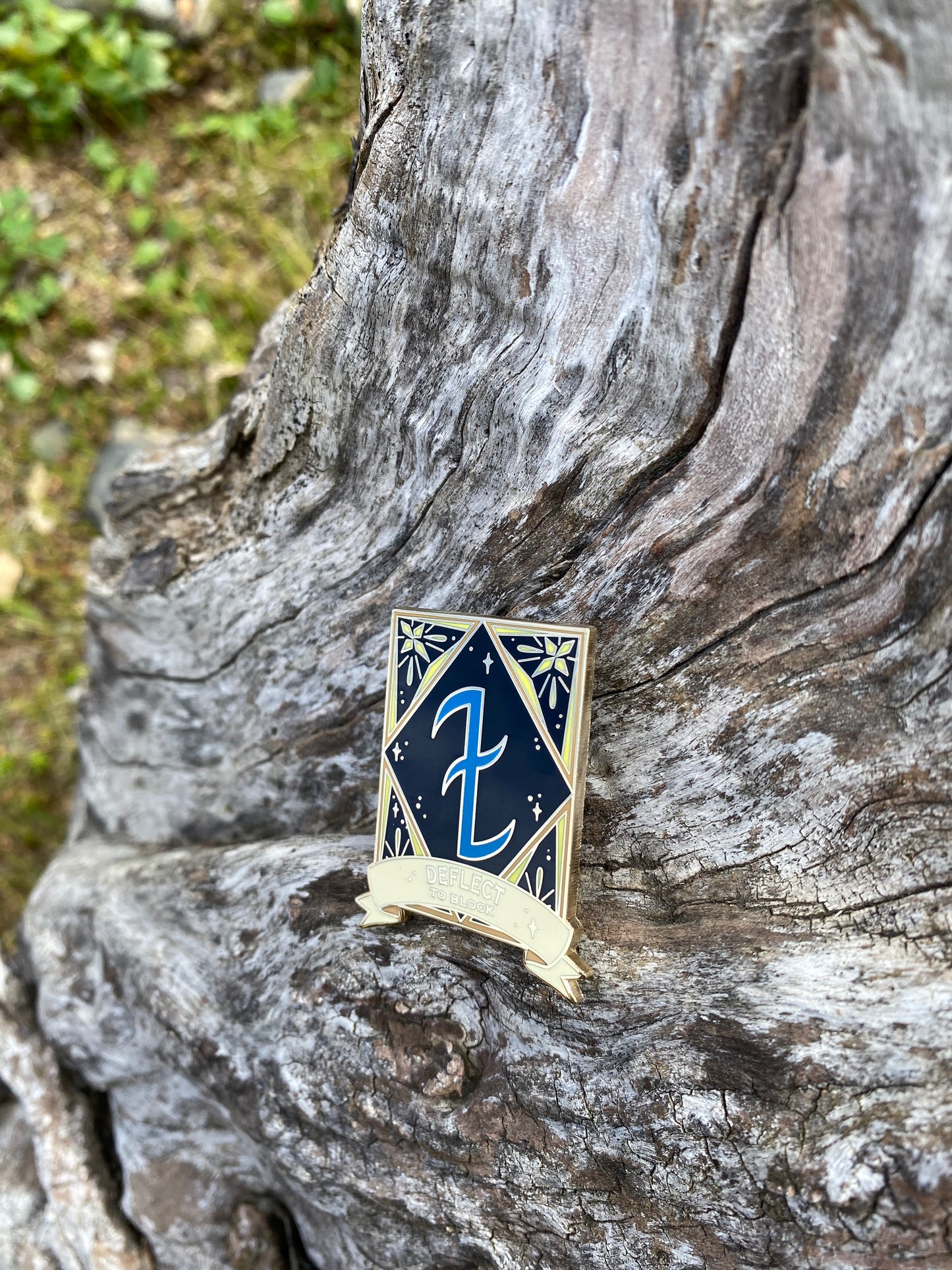 Deflect Rune Shadowhunters Glow in the Dark Enamel Pin