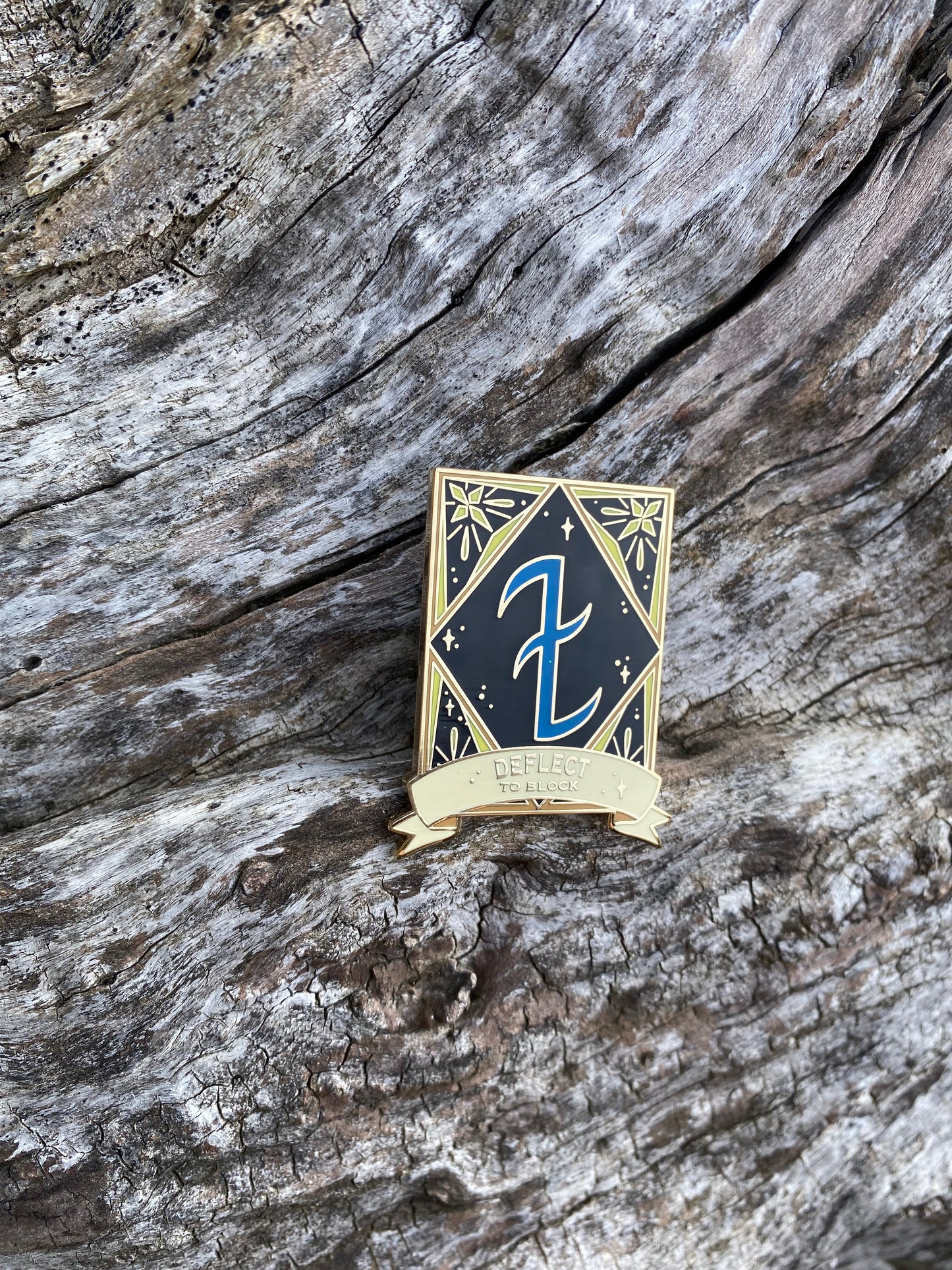 Deflect Rune Shadowhunters Glow in the Dark Enamel Pin