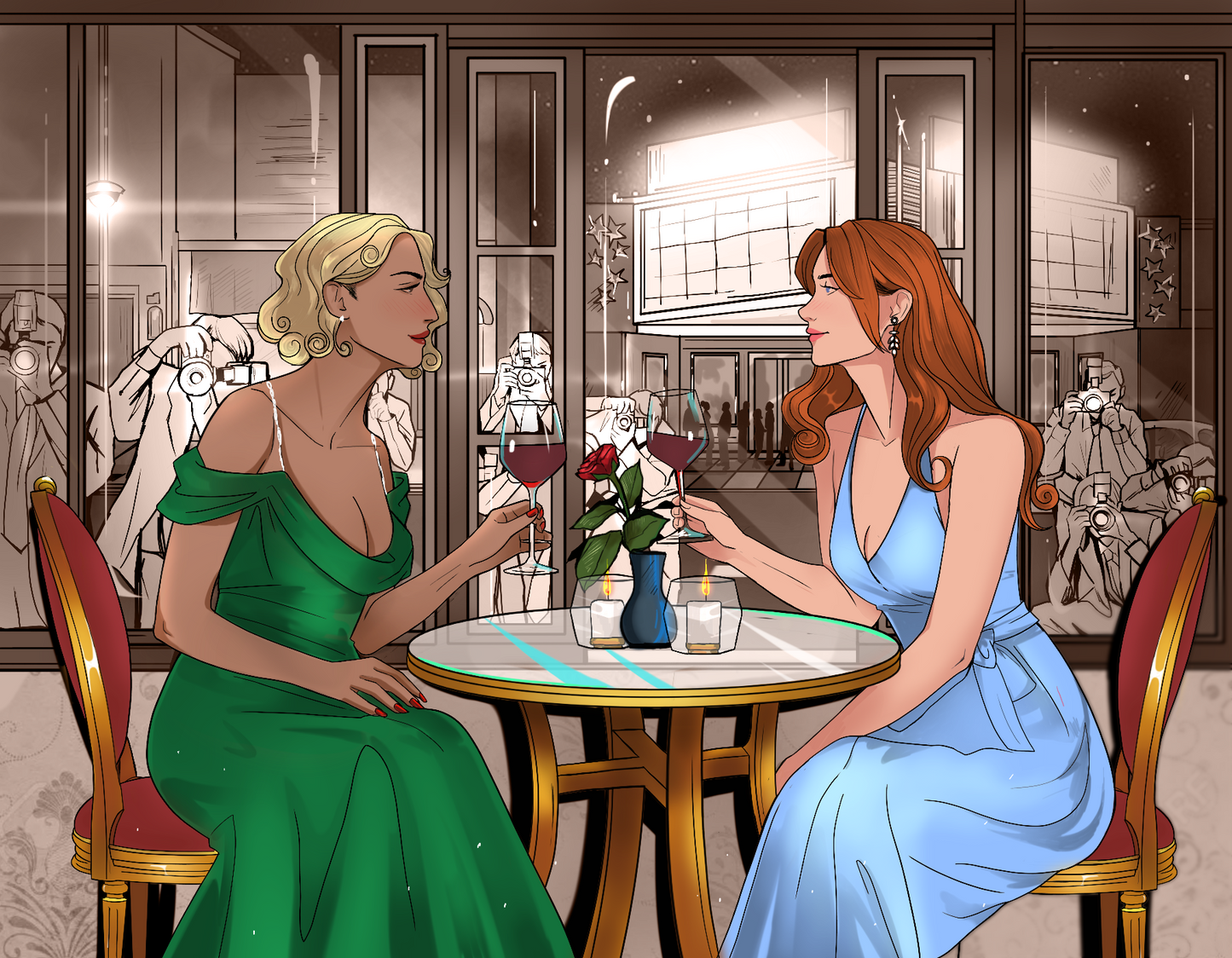 5x7 Art Print Evelyn Hugo Book Characters Book March Character Fan Art Bookish March