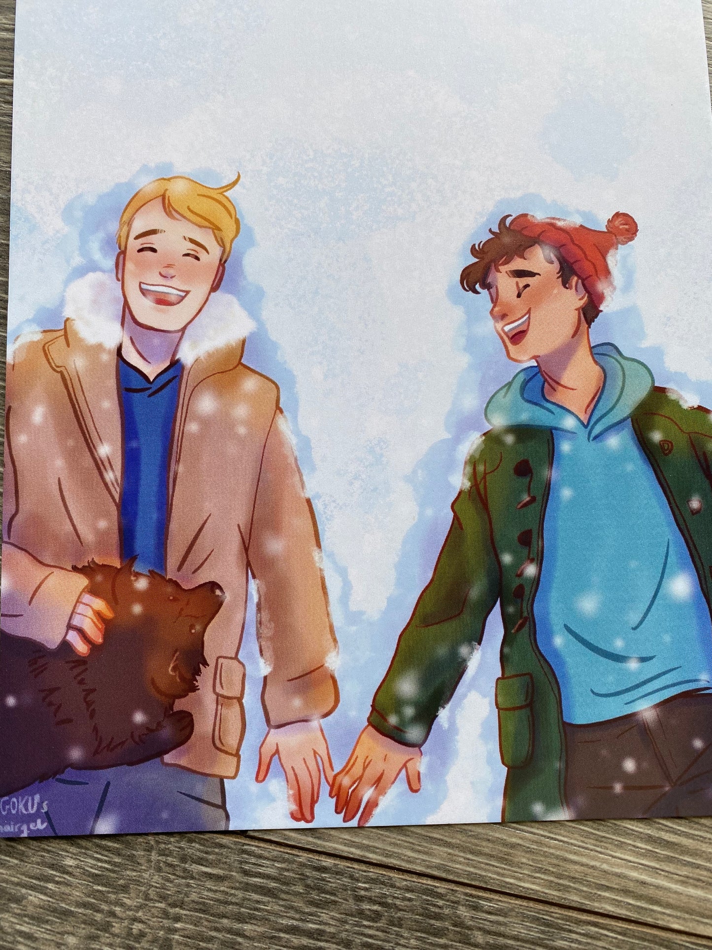 5x7 Heartstopper Art Print Gift For Book Lovers Reader Gift For Her Bookish Merch