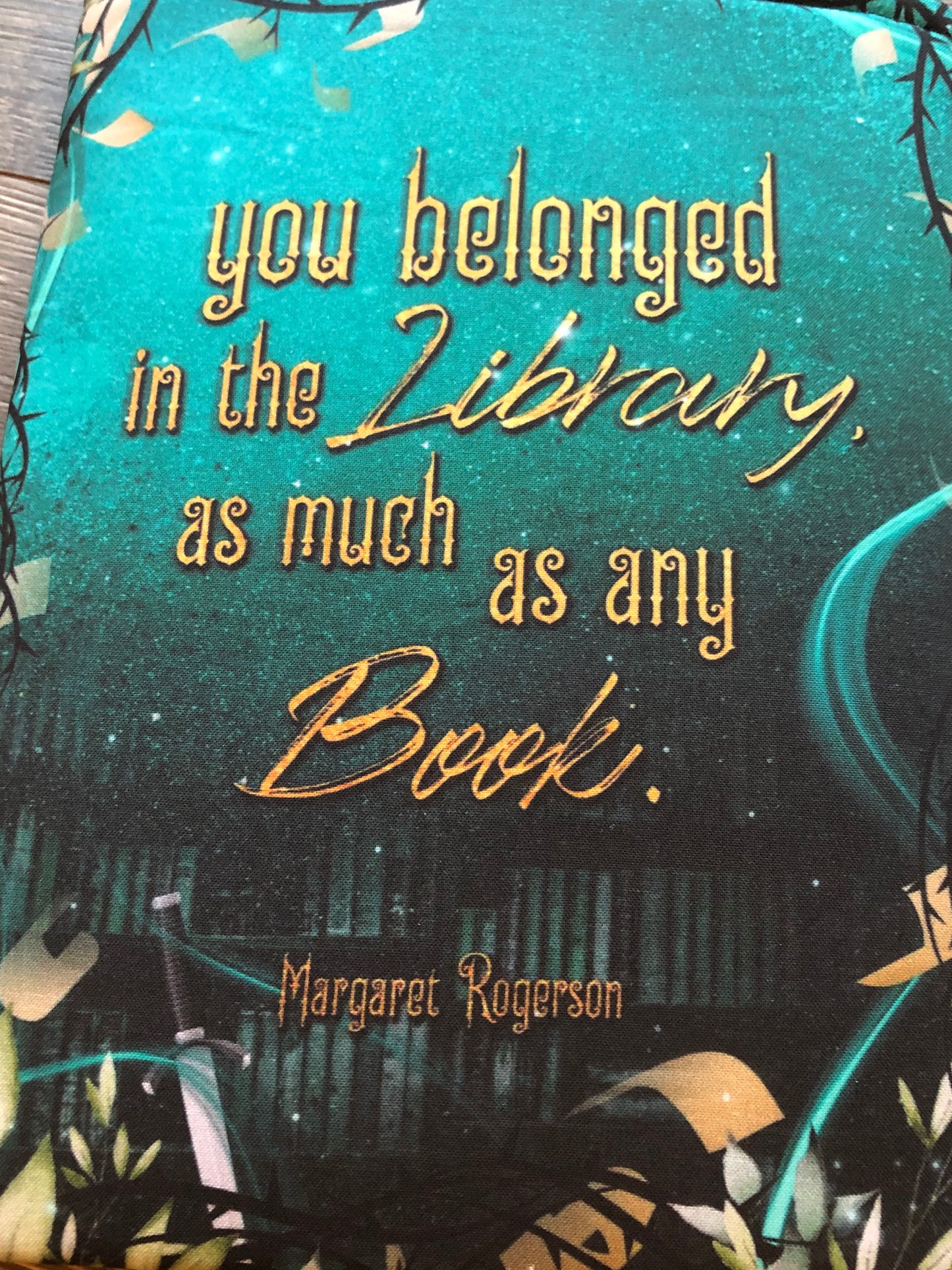 Sorcery of Thorns You Belonged in the Library Quote Booksleeve Bookish Gift For Her Reader Gift Ideas