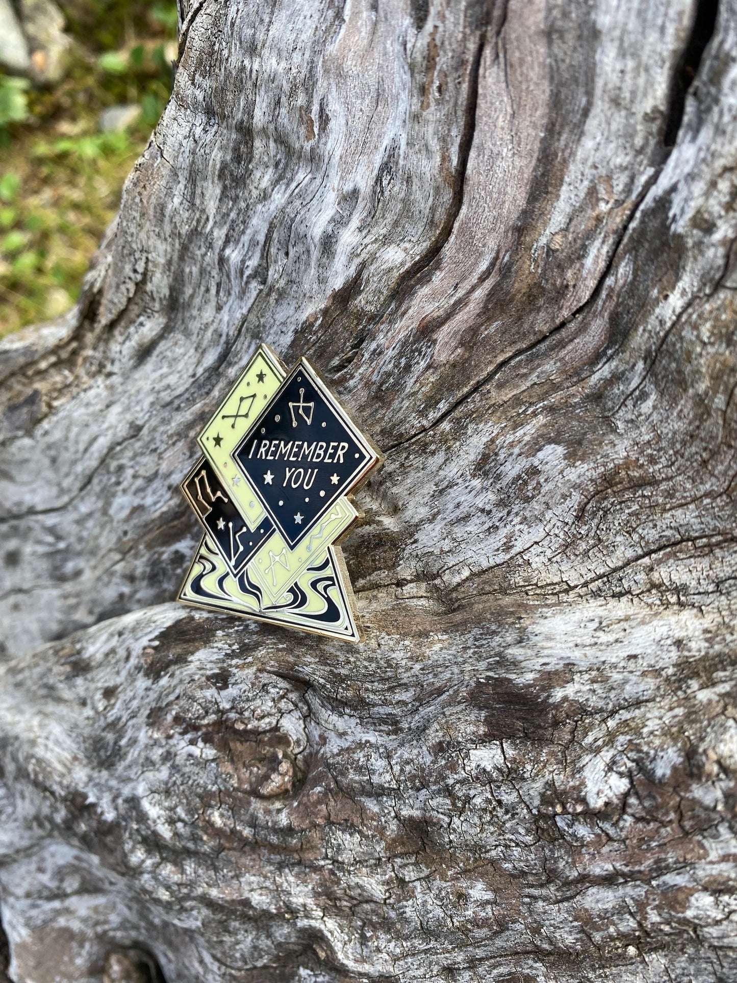 Addie LaRue Hard Enamel Pin I Remember you Quote