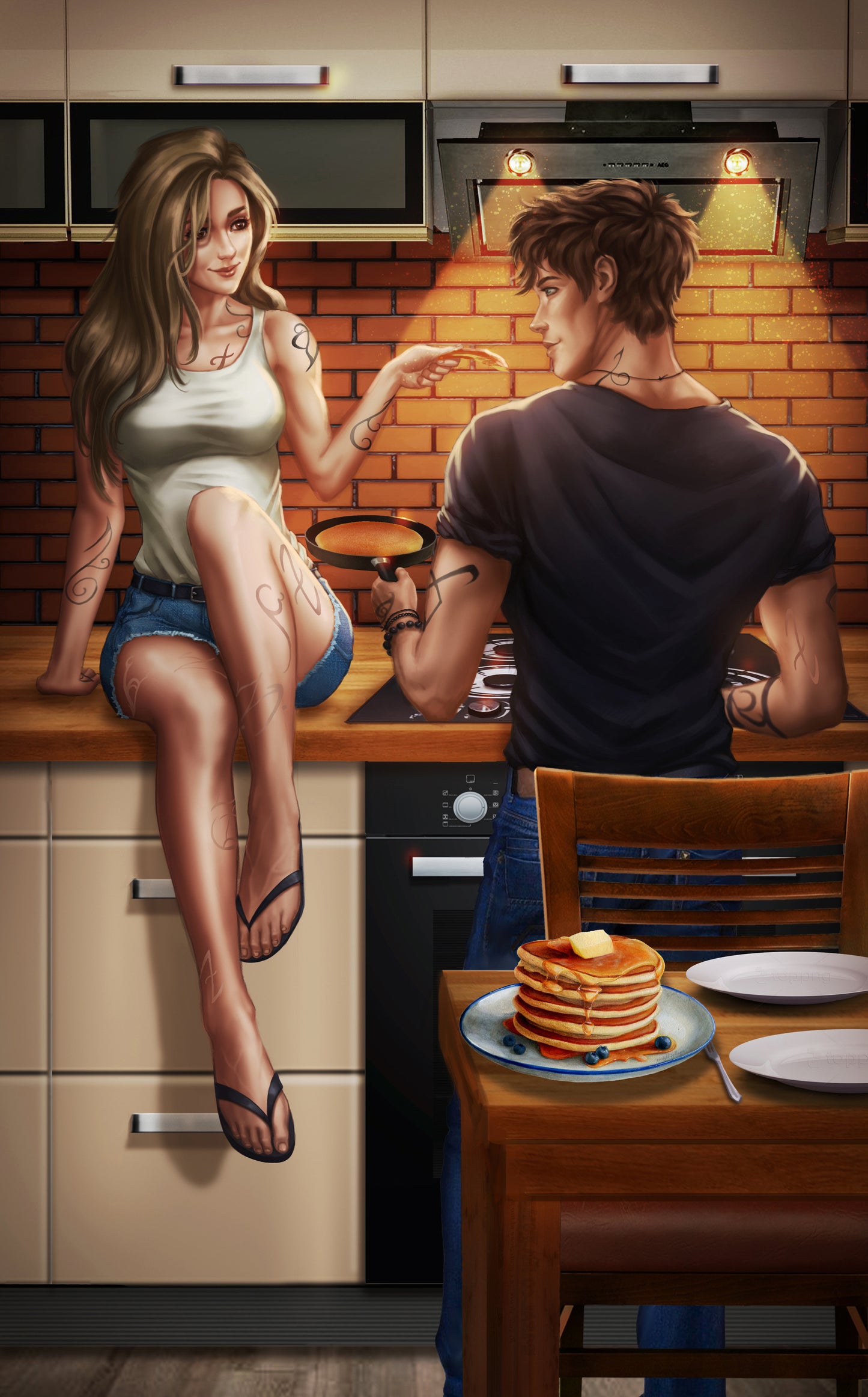 Jemma Making Pancakes Shadowhunters