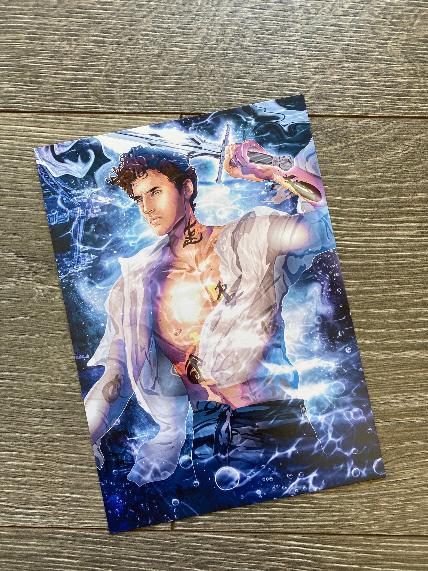 5x7 Julian Blackthorn Shadowhunters Art Print Bookish Gift for Her Book Boyfriend