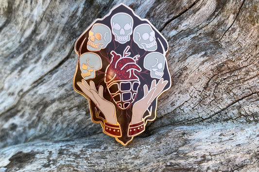 Nina Heart Renderer Enamel Pin