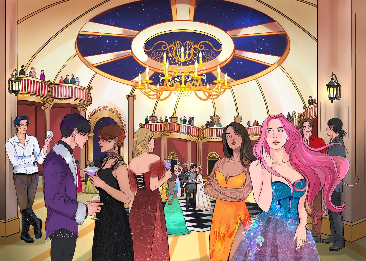 5x7 OUABH Art Print Bookish Merch Reader Gift Evangeline and Jacks Bookish Gift Best Friend Gift