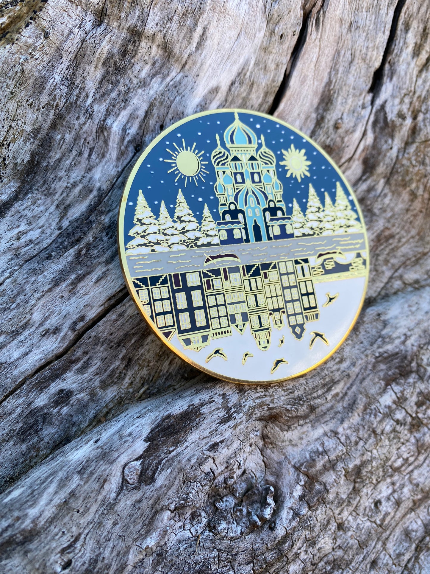 Ravka and Ketterdam Location Hard Enamel Pin SOC Bookish Destinations Reader Gifts For Her Gift For Him The Little Palace