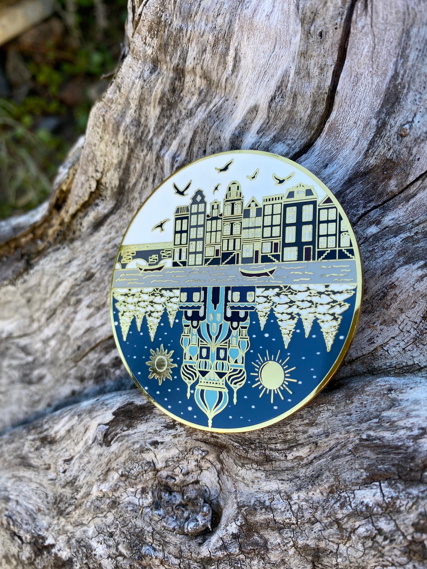 Ravka and Ketterdam Location Hard Enamel Pin SOC Bookish Destinations Reader Gifts For Her Gift For Him The Little Palace