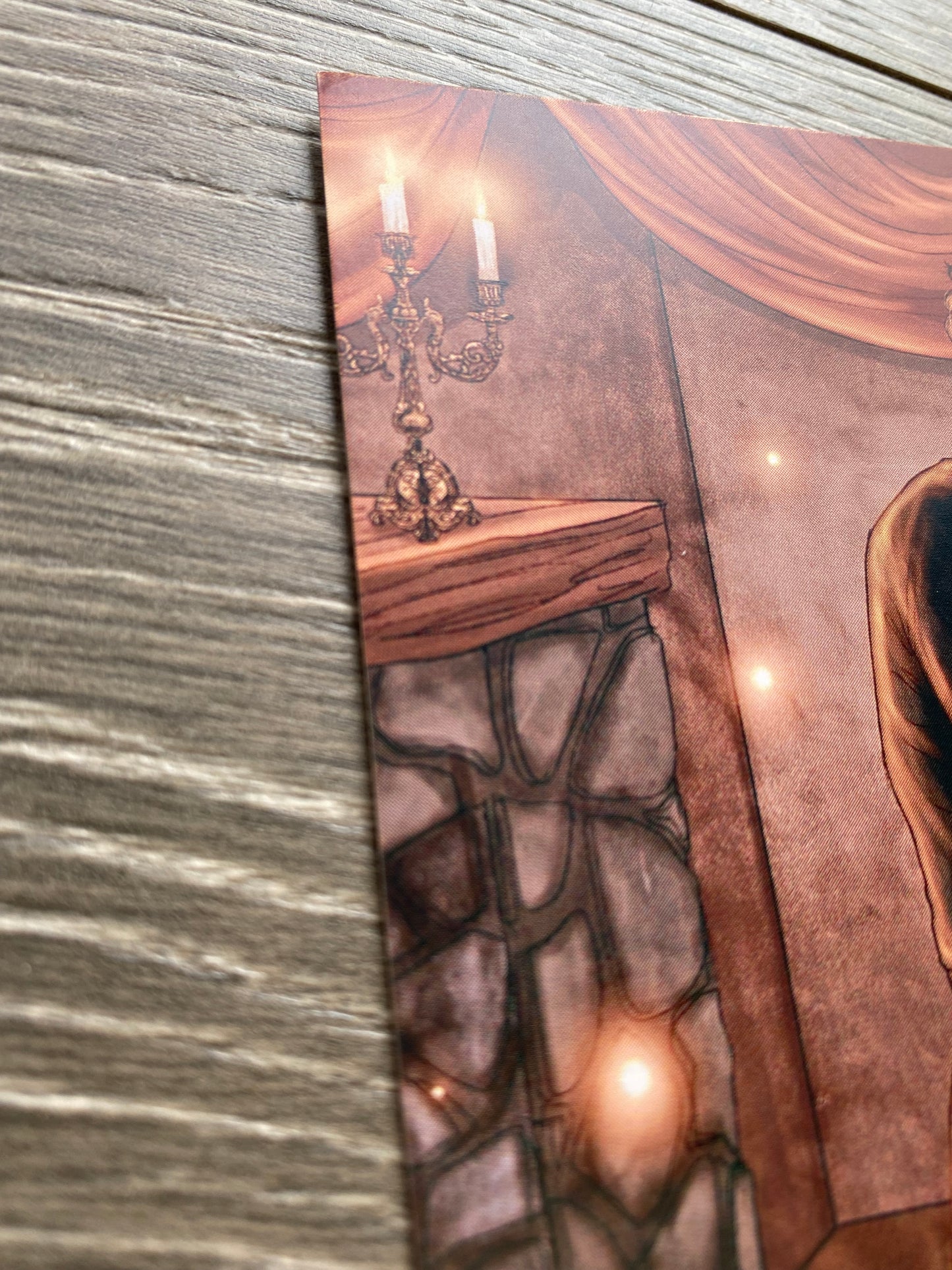 5x7 Art Print Red Room FBAA