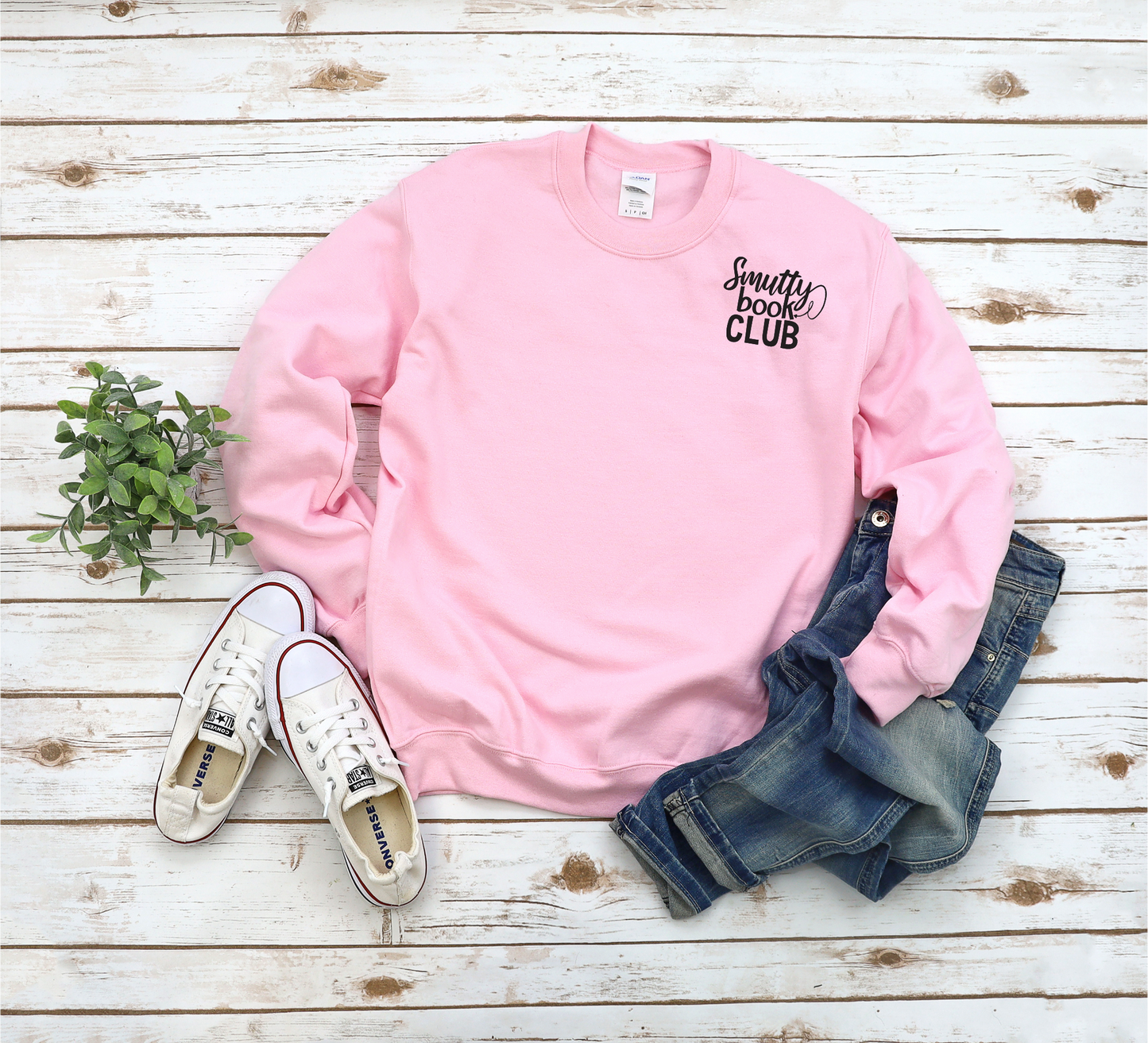 Smutty Book Club Sweatshirt Reader Apparel Smut Reader Bookish Clothing Book Lover Crewneck Bookish Merch Pink Red Gray