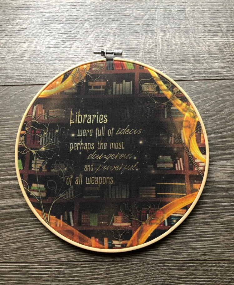 Throne of Glass Pin Hoop Sarah J Maas Bookish Merch