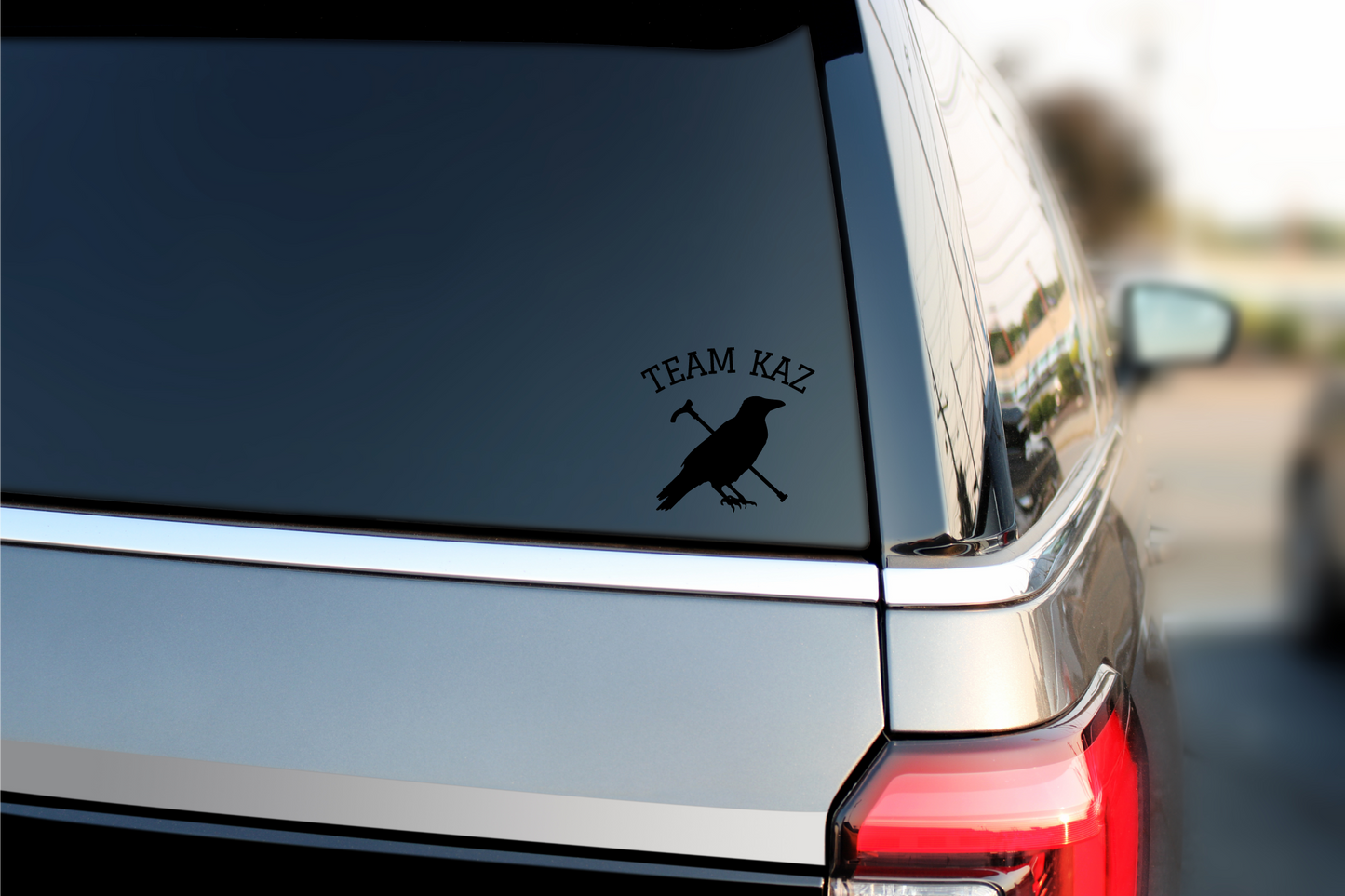 Team Kaz Car Decal Reader Stickers Vinyl Decal Gift for Him Gift For Them Reader Gifts for Her Dirtyhands SOC Crows Ketterdam Bookish Merch