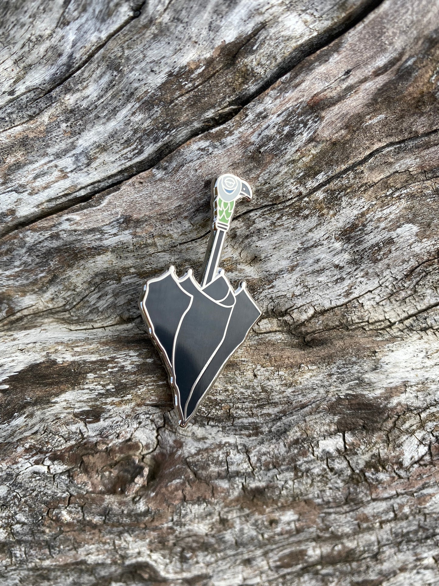 Mary Poppins Parrot Umbrella Enamel Pin