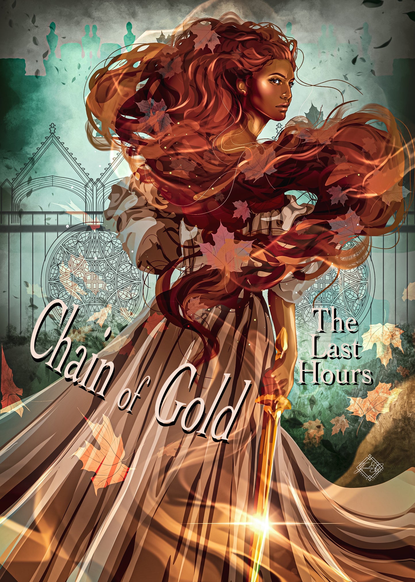 Chain of Gold Booksleeve Shadowhunters The Last Hours Bookish Merch Reader Gift Book Lover Cordelia Carstairs Cortana Cassie Clare Books