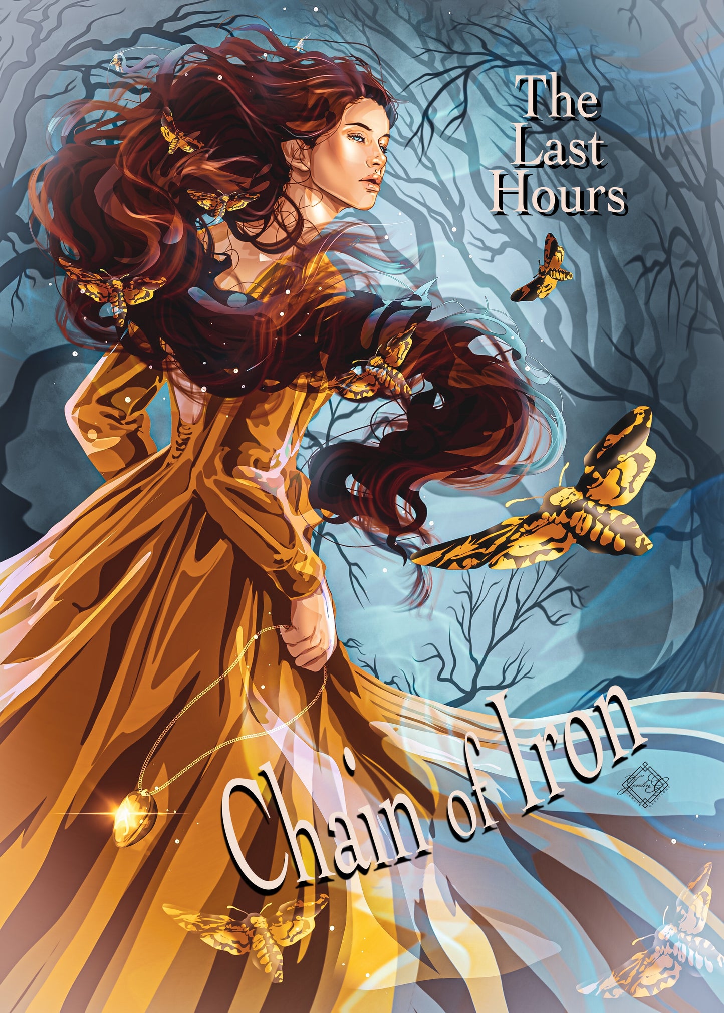 Chain of Iron Booksleeve Lucie Herondale The Last Hours Book Cover Book Lover Gift Cassandra Clare Characters Fan Art Bookish Merch Reader