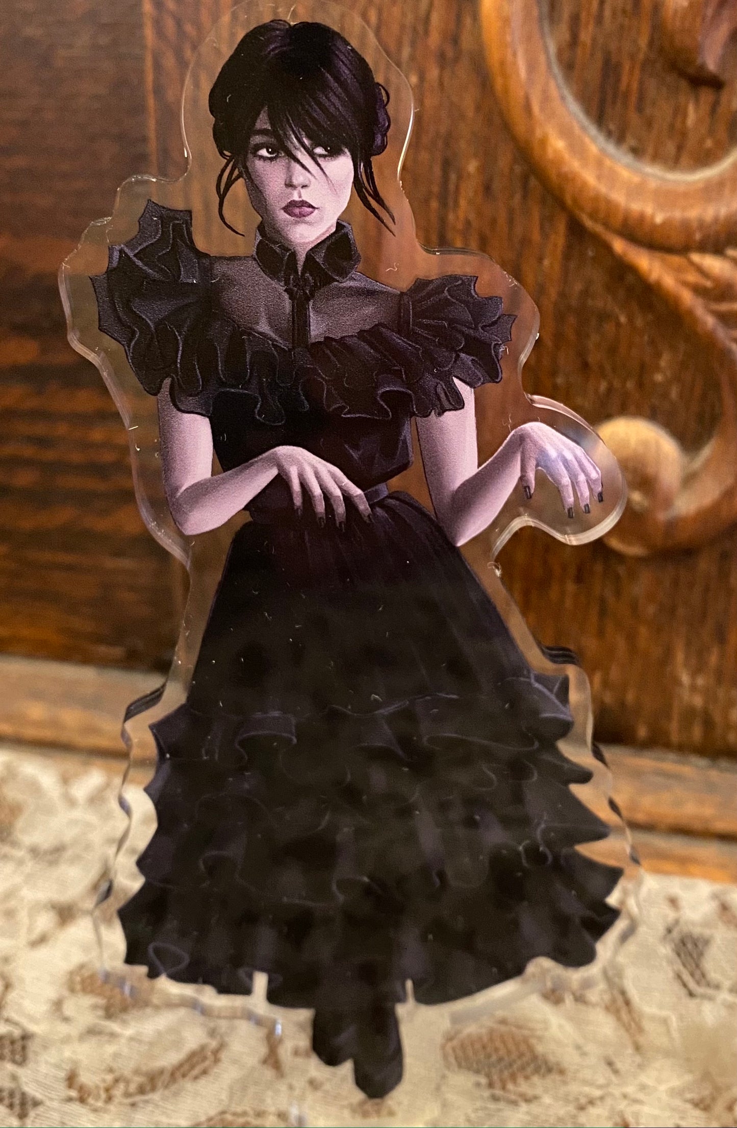 5 Inch Gothic Girl Dancing Queen Acrylic Standee