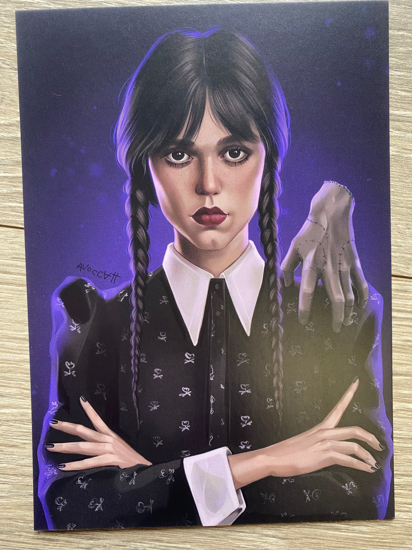 5x7 Gothic Girl Art Print Fan Art Character Art Dancing Queen