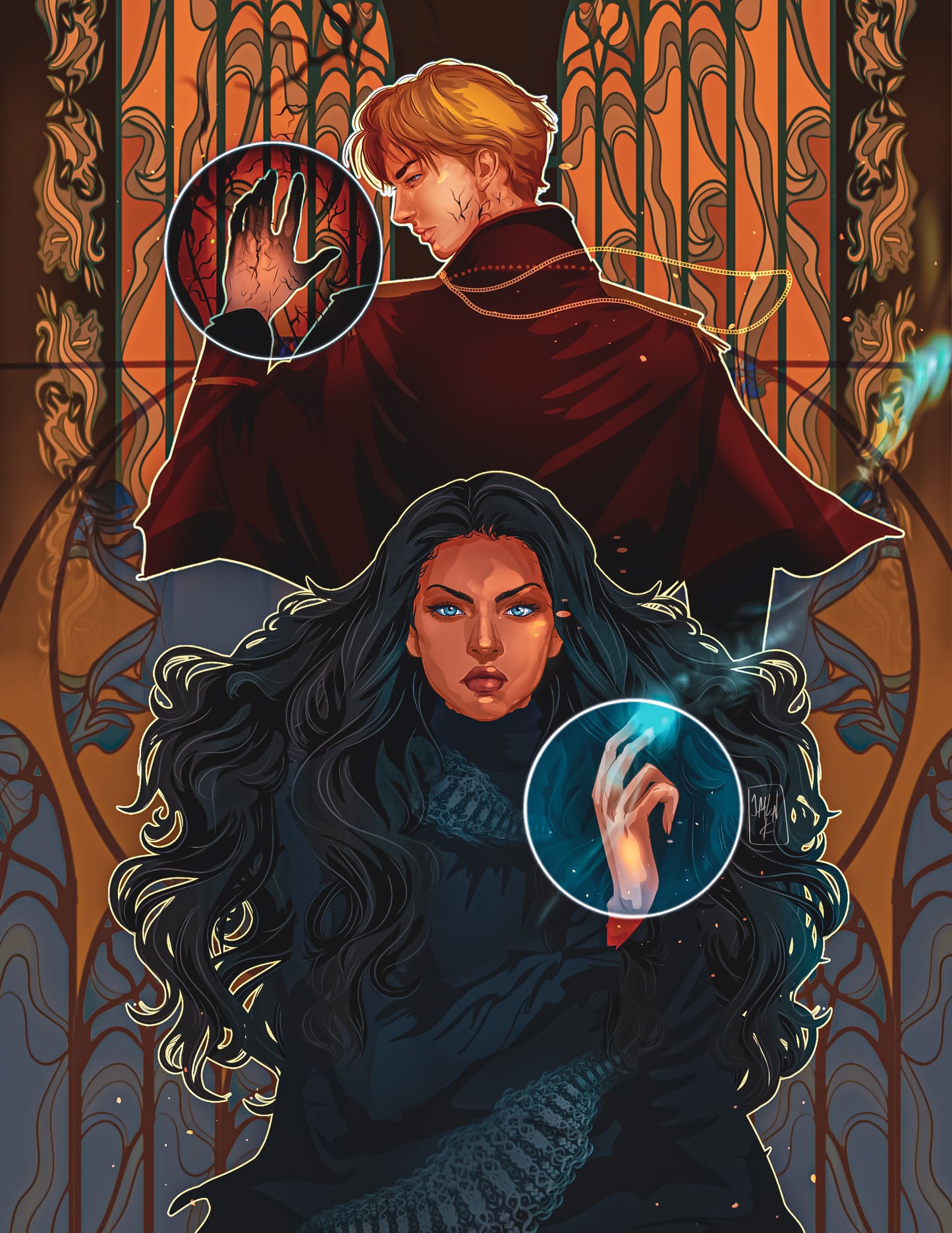 Zoya and Nikoli King and Queen of Ravka 5x7" Art Print