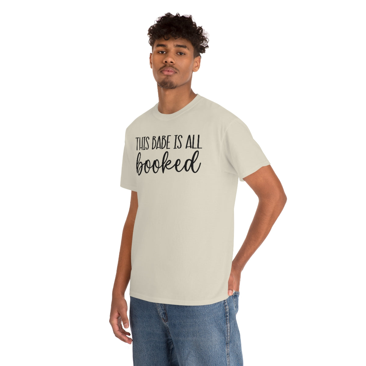This Babe is all Booked Unisex Heavy Cotton Tee Bookish T Shirt Reader T Shirt Bookish Clothing Trendy T Shirt Readers Apparel