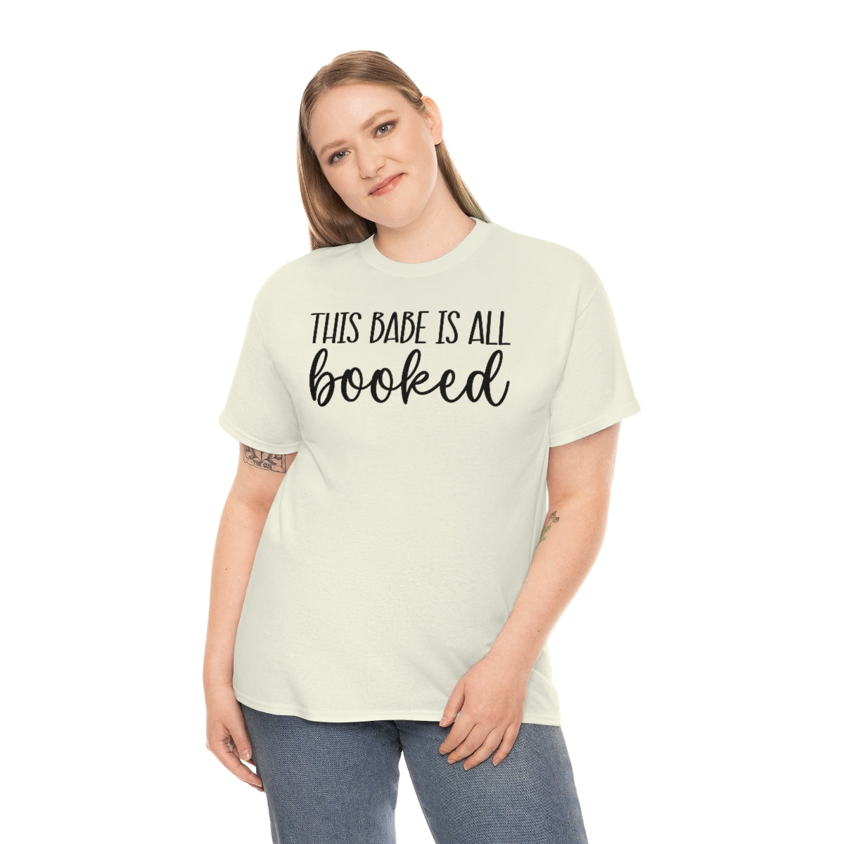 This Babe is all Booked Unisex Heavy Cotton Tee Bookish T Shirt Reader T Shirt Bookish Clothing Trendy T Shirt Readers Apparel