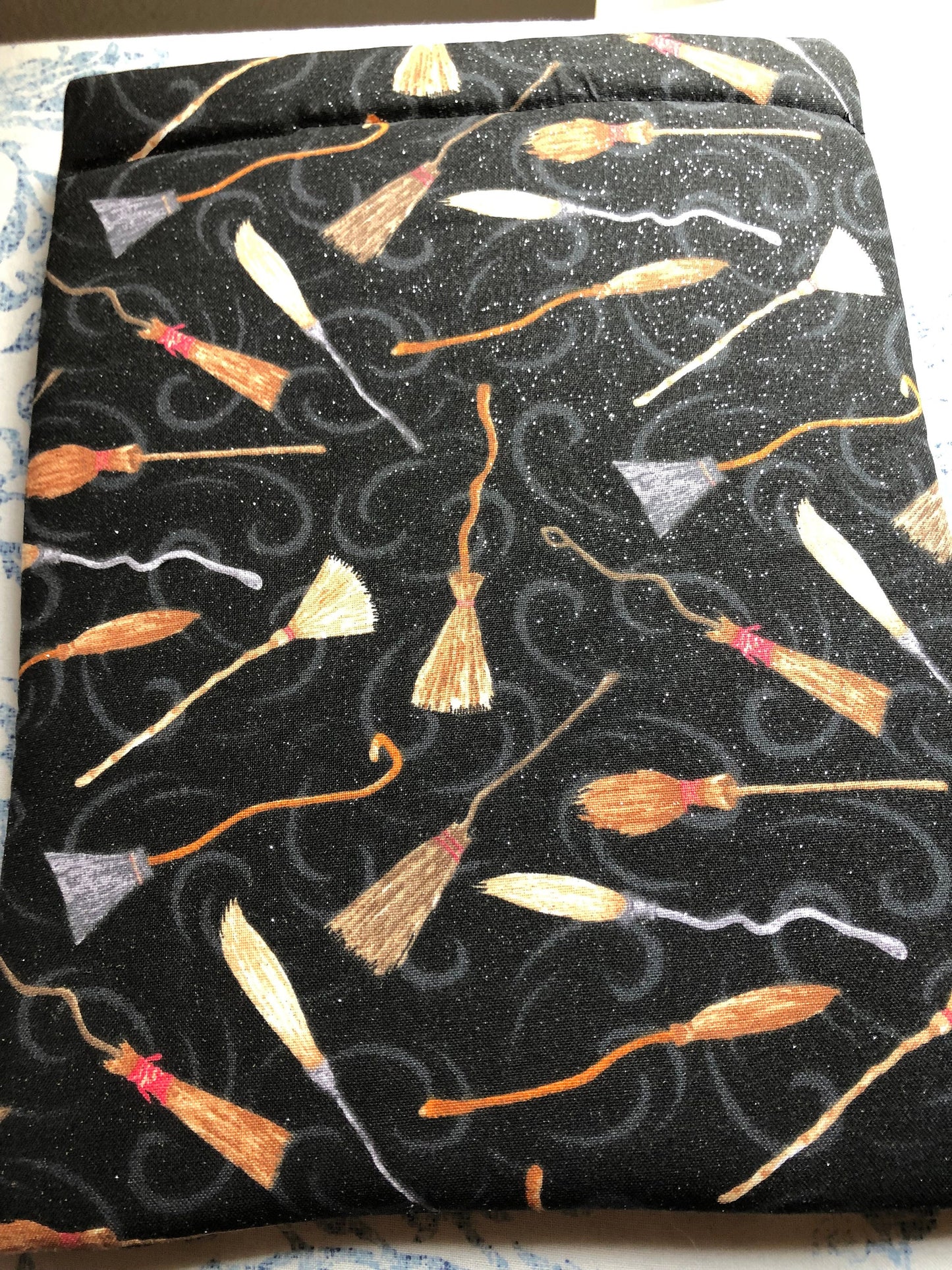 This is my other Transportation Witch's Broomstick Book Sleeve