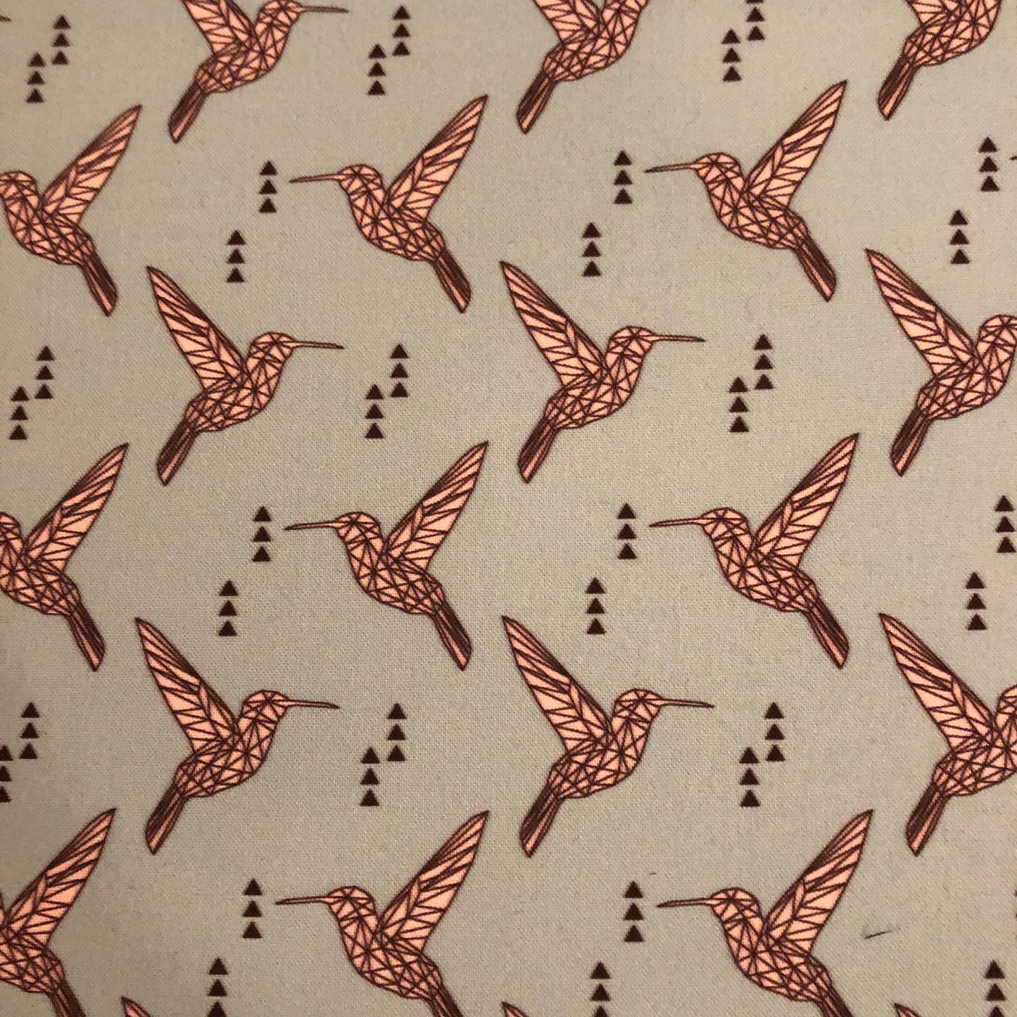 Blue Geometric Hummingbirds in Flight