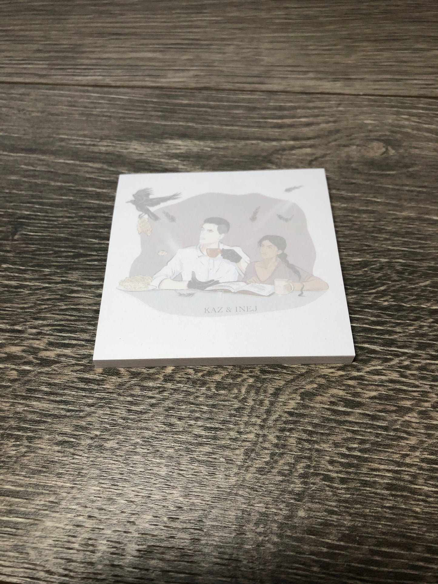 Kaz and Inej Six of Crows Grishaverse Breakfast Post it Notes Everyday life Sticky Notes