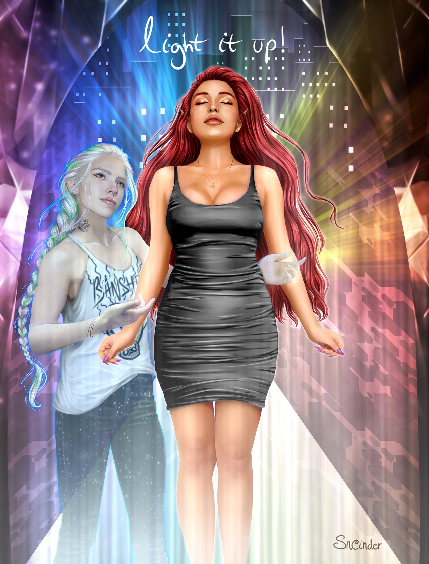 5x7 Art Print Bryce and Danika The Drop Sarah J Maas Bookish Merch