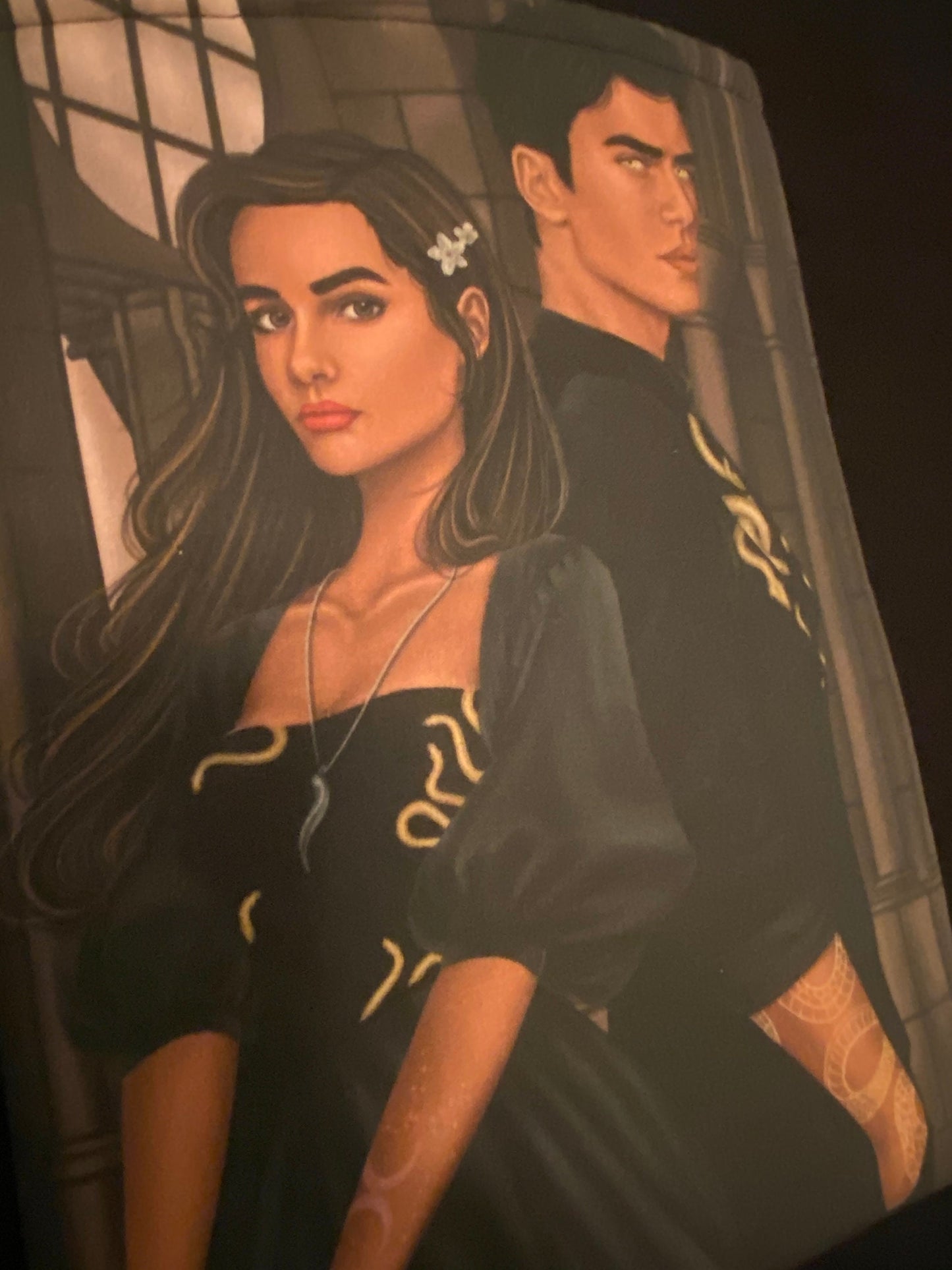 Medium Kingdom of the Wicked Emilia and Wrath Inspired Book Sleeve