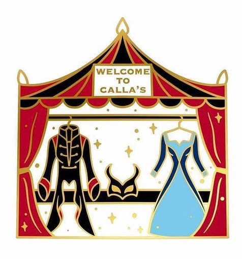 Calla's Tent Enamel Pin Enchanted Destinations