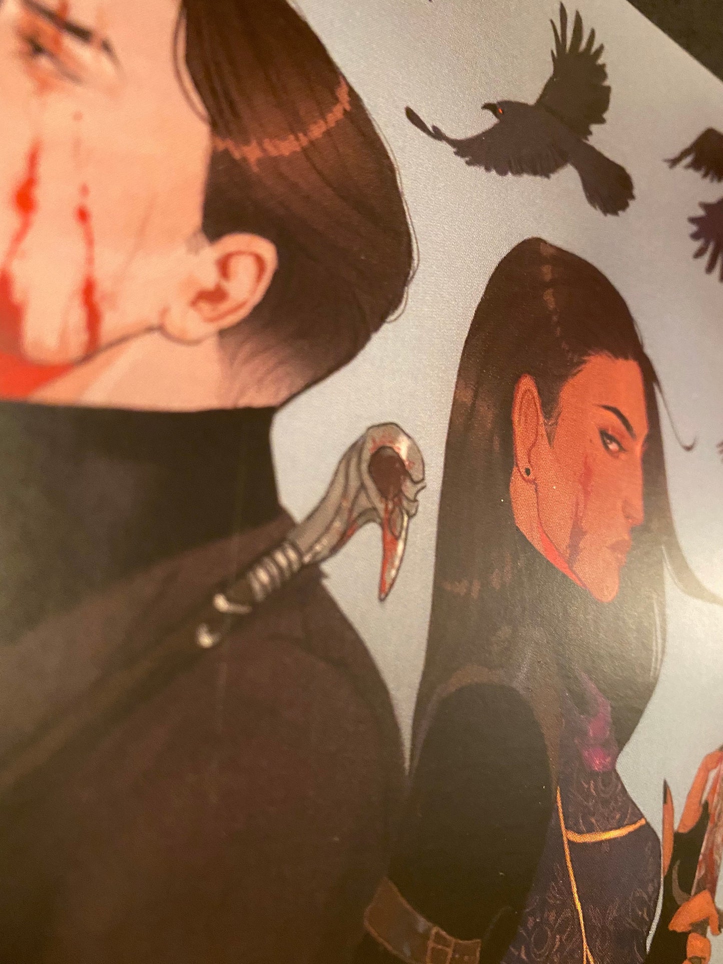 5x7 Grishaverse Kanej Kaz and Inej Dirtyhands and Wraith Art Print