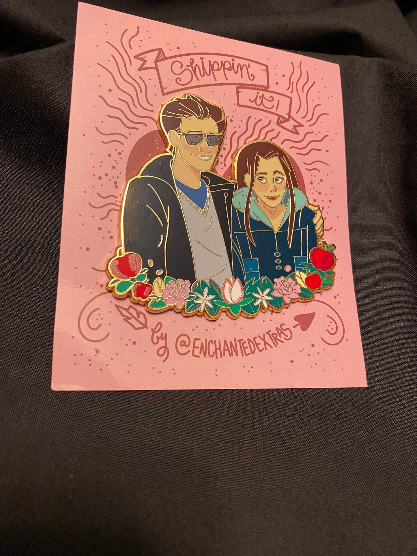 Discontinued Lion and the Lamb Ship Enamel Pin 2.5 Inches