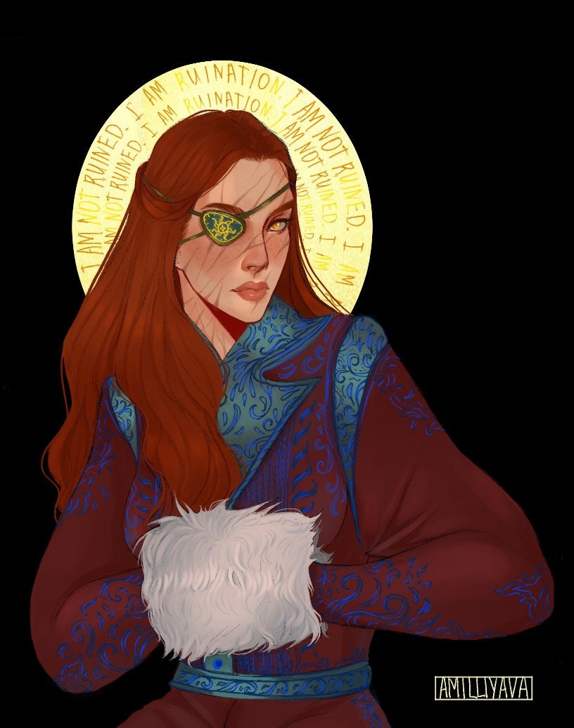 5x7 Art Print Genya The Tailor Grishaverse