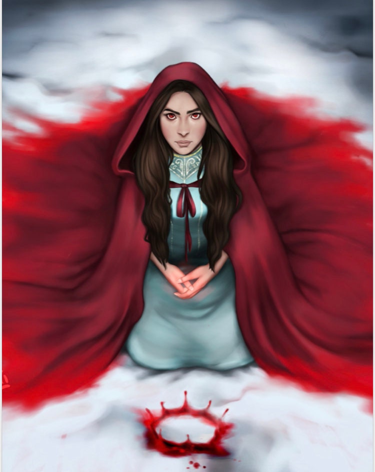 5x7 Ana Blood Heir Inspired Art Print