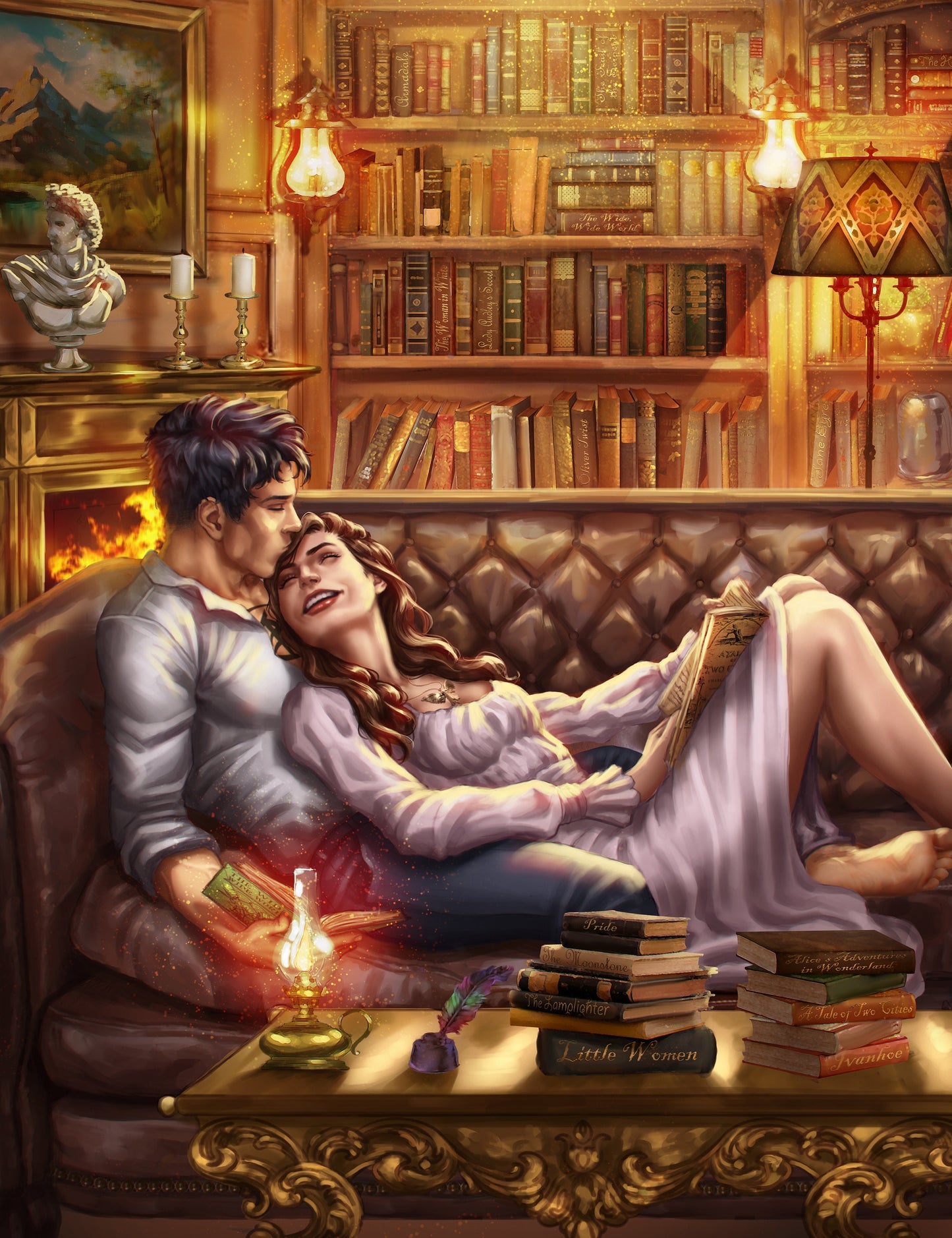 Large Shadowhunters Wessa Love in the Library Booksleeve
