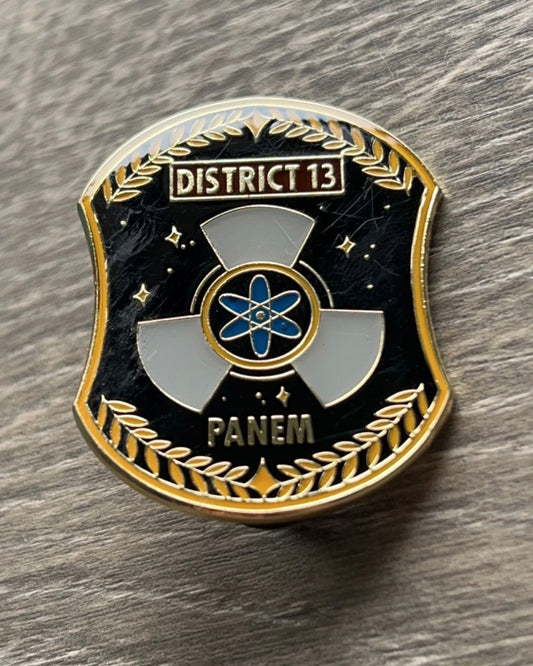 District 13 Dystopian Enamel Pin