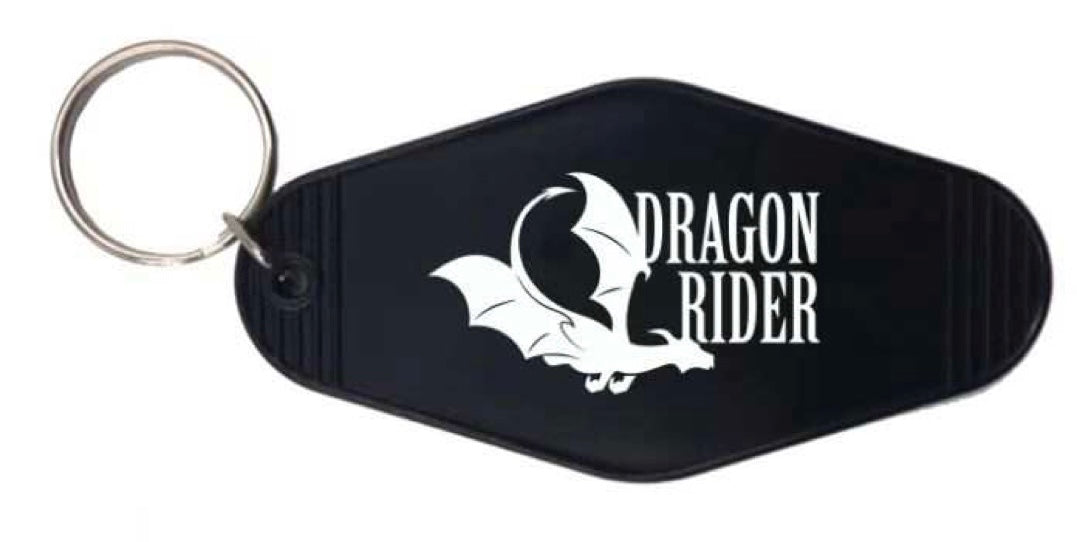 Dragon Rider Motel Style Key Chain Dragons Gift For Reader Book Lover Gifts Fantasy Gifts For Best Friend Keychain Dragons Fantasy Creatures