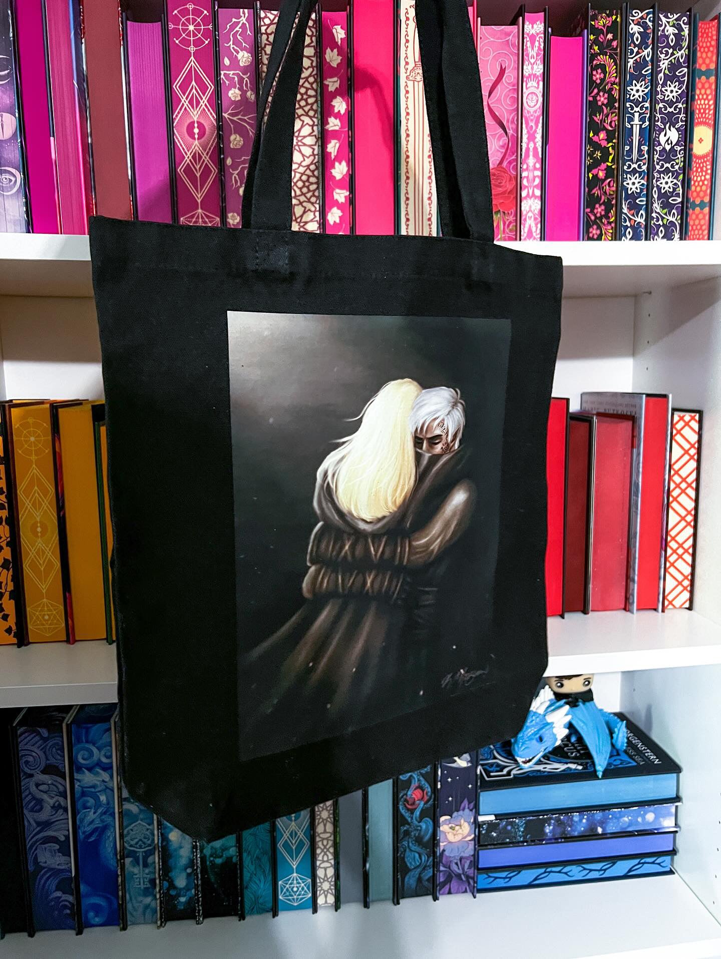 Throne of Glass Canvas Tote Bag Aelin and Rowan Bookish Totebag Reader Gifts For Her Book Lover Gifts For Him Rowaelin SJM Book Merch